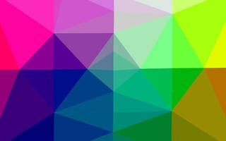 cubierta de polietileno baja de vector de arco iris multicolor claro.