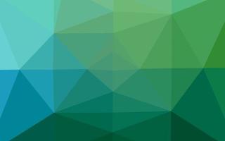 Light Blue, Green vector abstract polygonal layout.