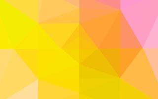 Light Pink, Yellow vector triangle mosaic texture.