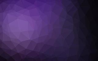 Dark Purple vector abstract polygonal texture.