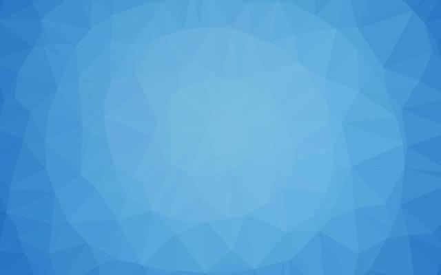 Light BLUE vector triangle mosaic template.
