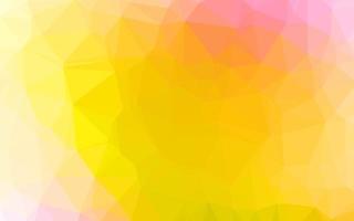 Light Pink, Yellow vector abstract mosaic pattern.
