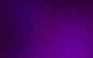 Dark Purple vector shining triangular pattern.