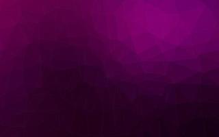 Dark Purple vector polygon abstract background.