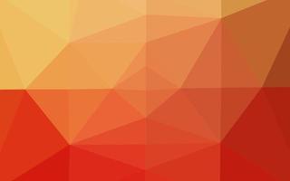 Light Red, Yellow vector blurry triangle template.