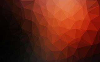 Dark Red, Yellow vector abstract mosaic backdrop.