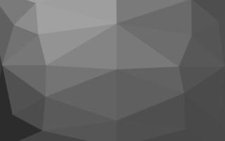 Dark Silver, Gray vector shining triangular background.