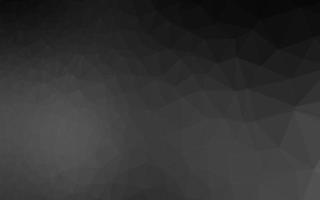 Dark Silver, Gray vector polygon abstract layout.