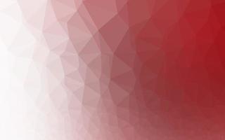 textura de triángulo borroso vector rojo claro.
