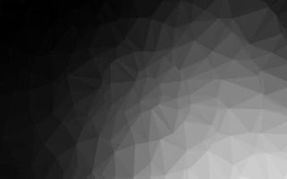 Dark Silver, Gray vector abstract polygonal layout.