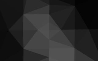 Dark Silver, Gray vector abstract mosaic background.