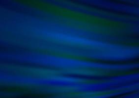 Dark BLUE vector blurred bright template.