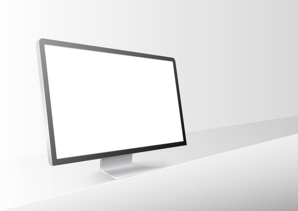 Computer Screen Mockup Vector Art, Icons, and Graphics for Free Download