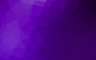 Dark Purple vector abstract polygonal texture.