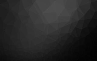 Dark Silver, Gray vector polygon abstract layout.