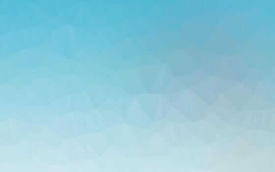 Light BLUE vector shining triangular background.