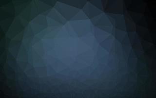 Dark BLUE vector triangle mosaic texture.