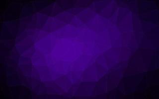 Dark Purple vector triangle mosaic template.