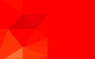 Light Red vector abstract polygonal cover.