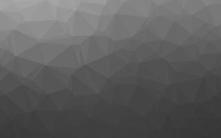 Light Silver, Gray vector shining triangular background.