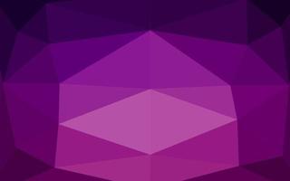 Dark Purple vector polygon abstract layout.