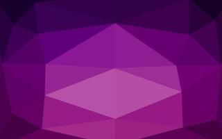 Dark Purple vector polygon abstract layout.