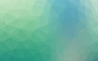 Light Blue, Green vector shining triangular pattern.