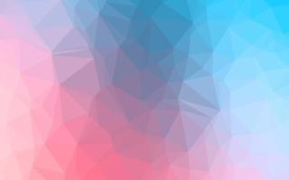 Light Blue, Red vector polygon abstract background.