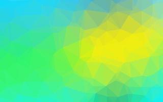 Light Blue, Yellow vector abstract polygonal texture.