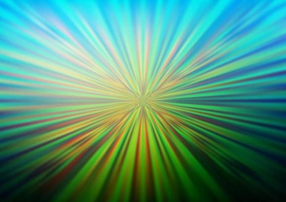 Dark Blue, Green vector bokeh and colorful pattern.