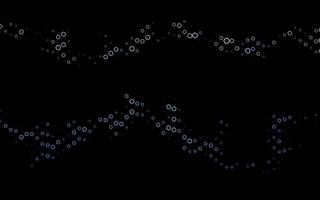 Dark BLUE vector pattern with spheres.