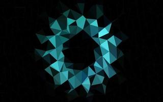 Light BLUE vector polygon abstract backdrop.