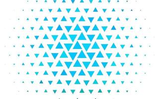 Light BLUE vector backdrop with lines, triangles.