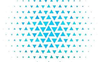 Light BLUE vector backdrop with lines, triangles.