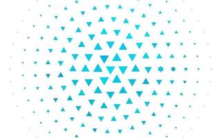 Light BLUE vector background with triangles.