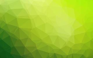 Light Green vector shining triangular template.