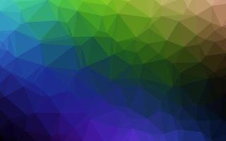 Dark Multicolor, Rainbow vector abstract mosaic background.