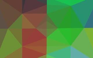 diseño abstracto de polígono de vector de arco iris multicolor claro.
