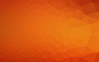 Light Orange vector abstract mosaic pattern.