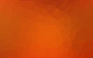 Light Orange vector polygon abstract backdrop.