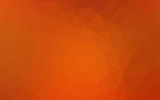 Light Orange vector polygon abstract backdrop.