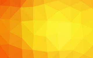 Light Orange vector triangle mosaic cover.