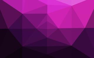 Dark Pink vector blurry triangle pattern.