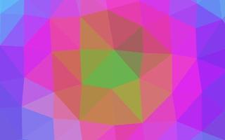 Light Multicolor, Rainbow vector polygon abstract backdrop.