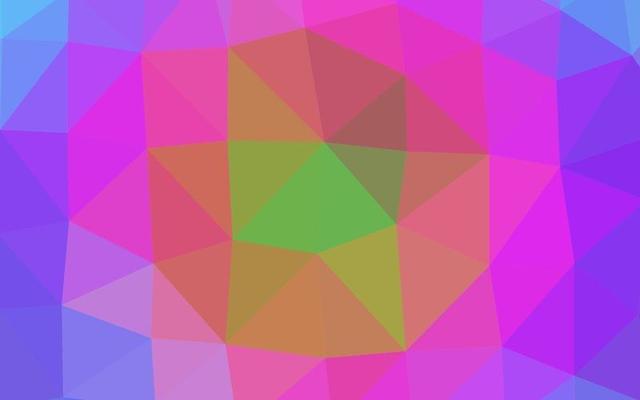 Light Multicolor, Rainbow vector polygon abstract backdrop.