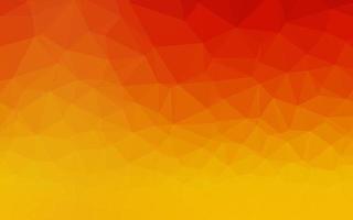 Light Orange vector polygon abstract backdrop.