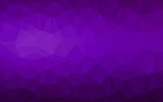 Dark Purple vector polygonal background.