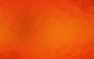 Light Orange vector polygonal pattern.