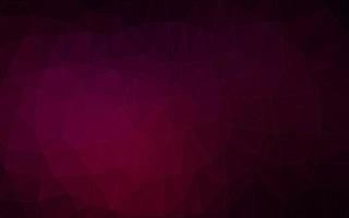 Dark Purple vector blurry triangle template.