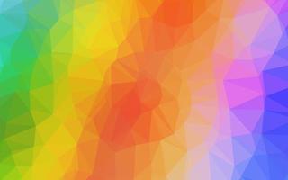 Light Multicolor, Rainbow vector polygonal template.